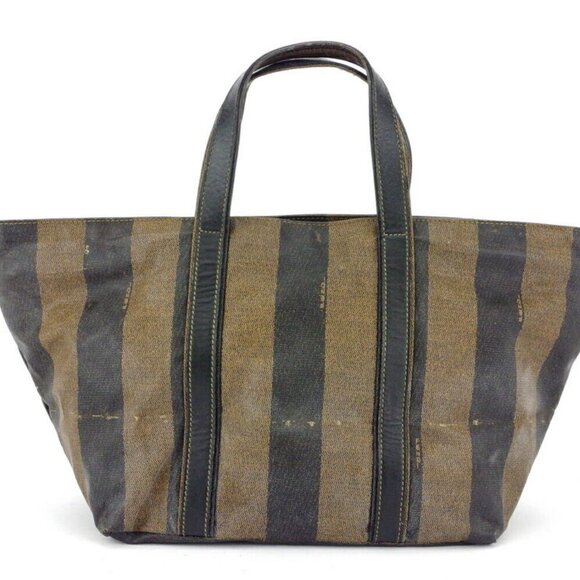 Authentic FENDI Tote Bag Pecan Beige USED - Picture 2 of 9